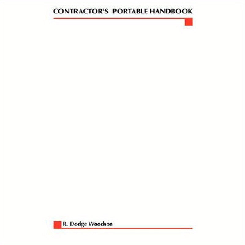 Contractor's Portable Handbook