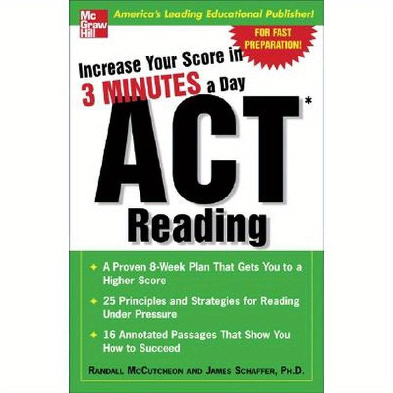 Increase Your Score in 3 Minutes a Day: ACT Reading