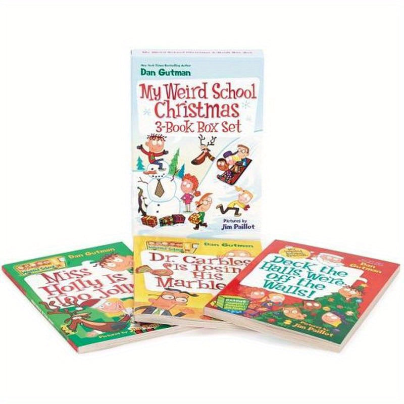 My Weird School Christmas 3-Book Box Set: Miss Holly Is Too Jolly!, Dr. Carbles Is Losing His Marbles!, Deck the Halls, We're Off the Walls! a Christm