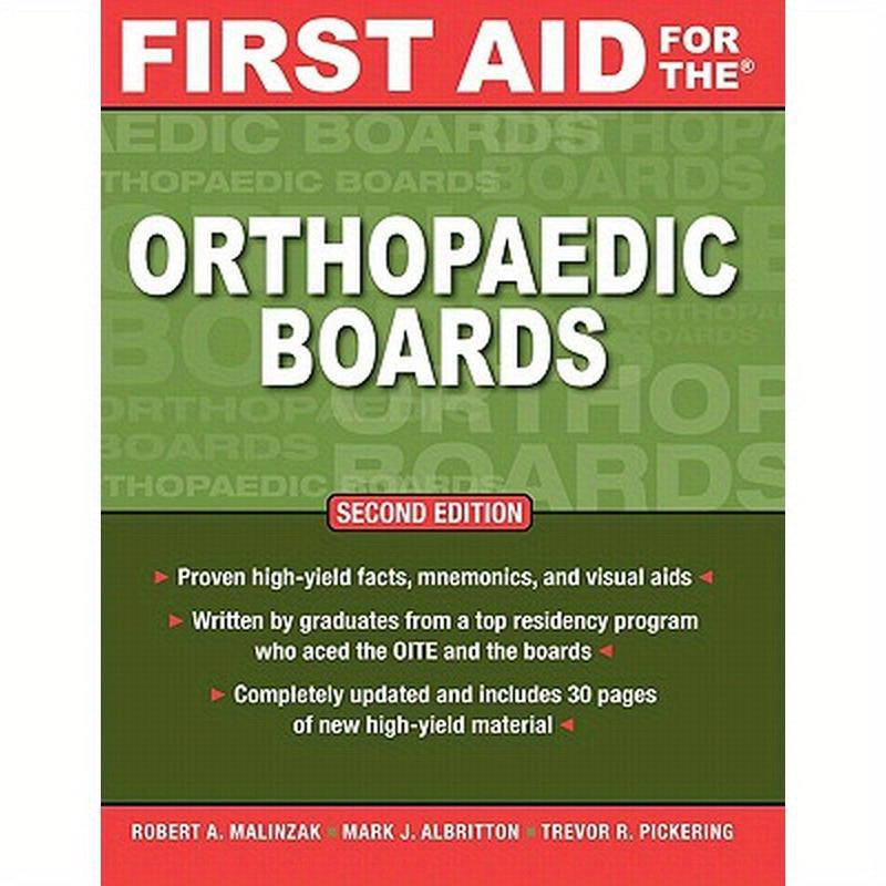 First Aid for the Orthopaedic Boards, Second Edition