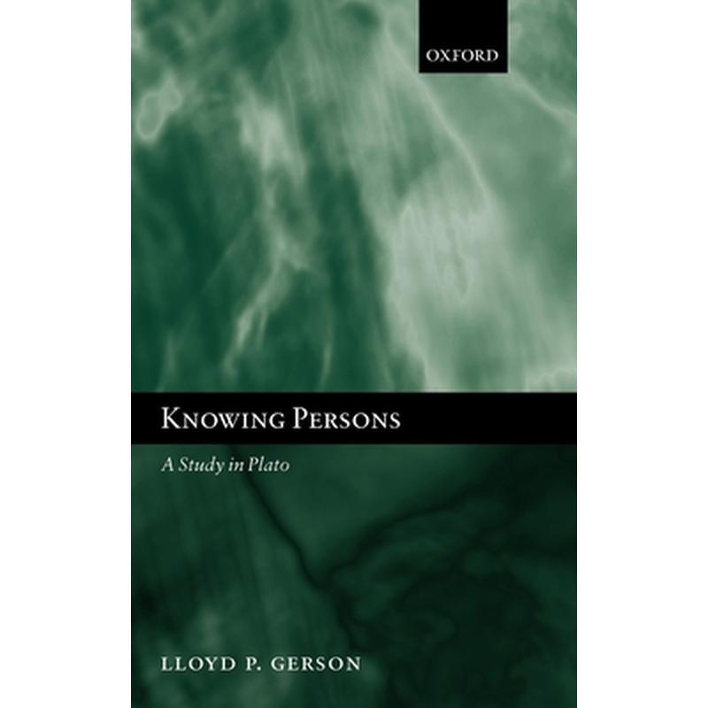 Knowing Persons: A Study in Plato