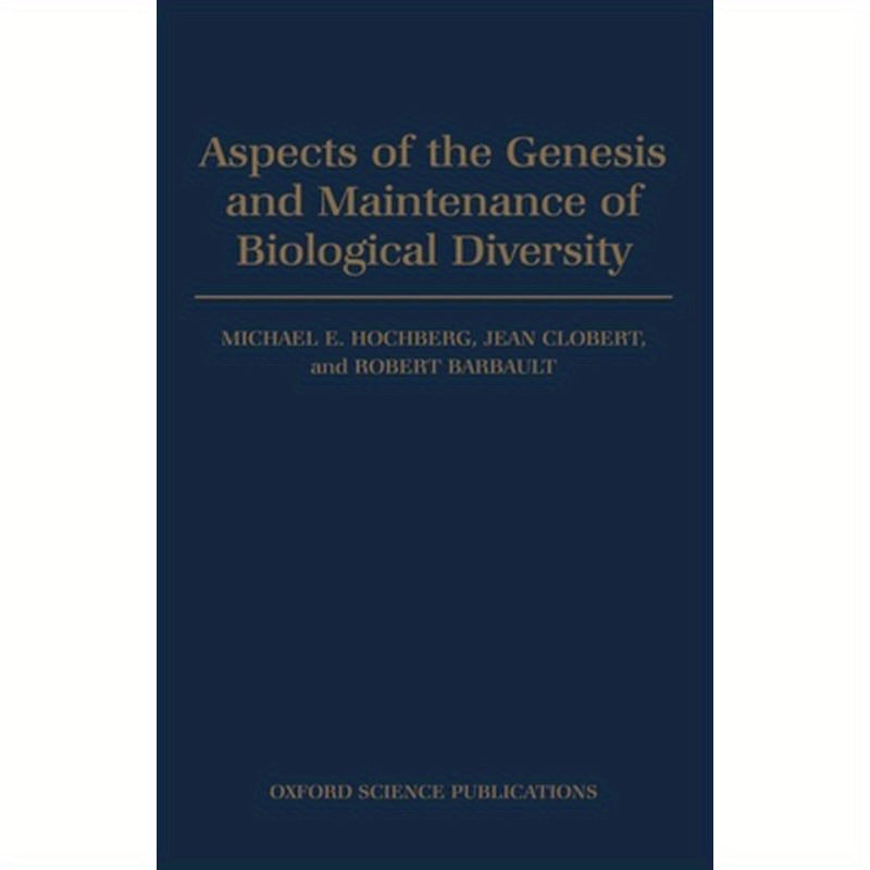 Aspects of the Genesis and Maintenance of Biological Diversity