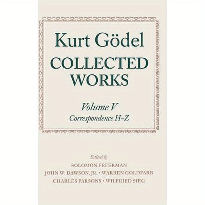 Collected Works: Volume V: Correspondence, H-Z