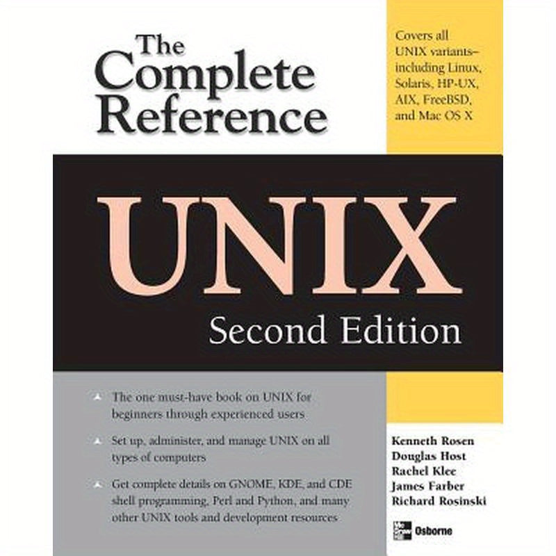 Unix: The Complete Reference, Second Edition