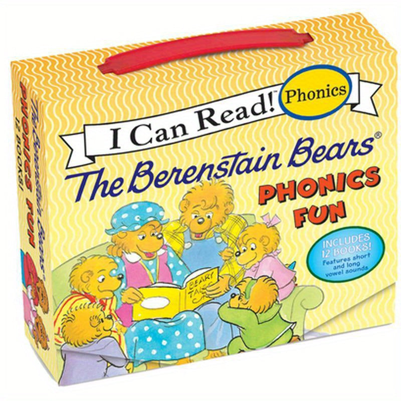 The Berenstain Bears 12-Book Phonics Fun!: Includes 12 Mini-Books Featuring Short and Long Vowel Sounds