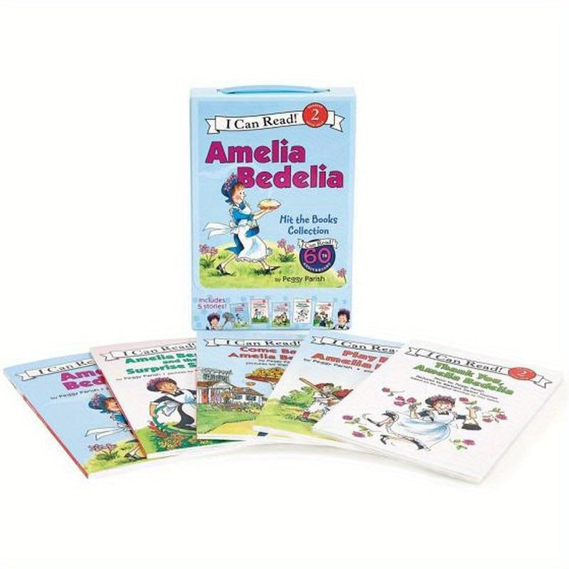 Amelia Bedelia 5-Book I Can Read Box Set #1: Amelia Bedelia Hit the Books