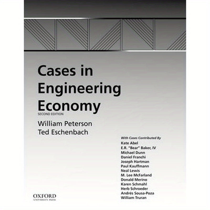 Cases in Engineering Economy