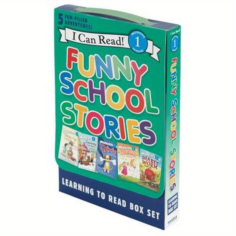 Funny School Stories: Learning to Read Box Set: A Box of 5 Books for Beginning Readers