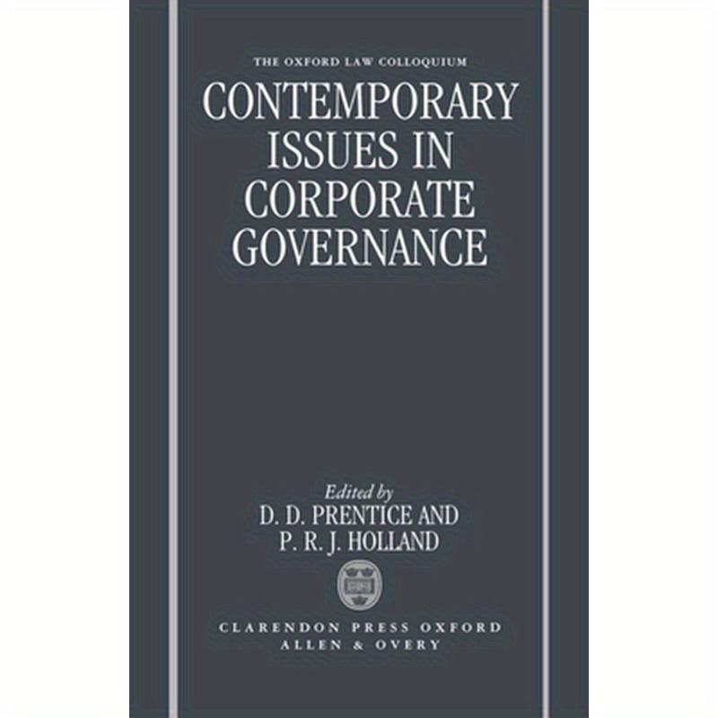 Contemporary Issues in Corporate Governance