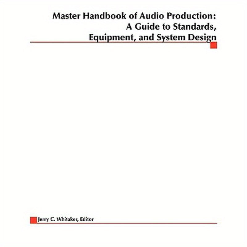 Master Handbook of Audio Production