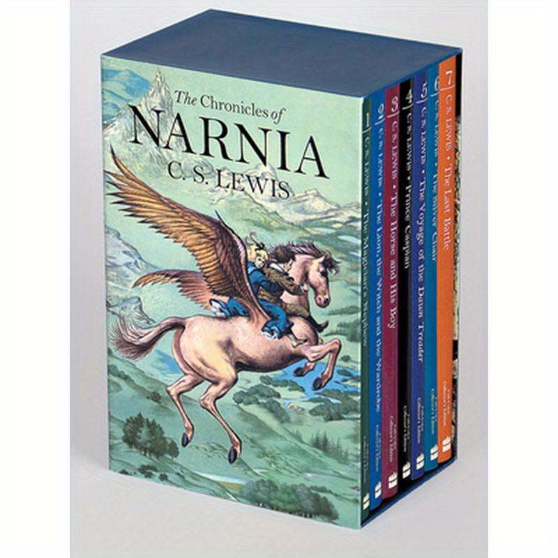 The Chronicles of Narnia Full-Color Paperback 7-Book Box Set: The Magician's Nephew, the Lion, the Witch and the Wardrobe, the Horse and His Boy, Prin