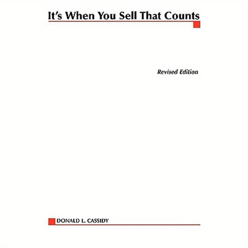 It's When You Sell That Counts