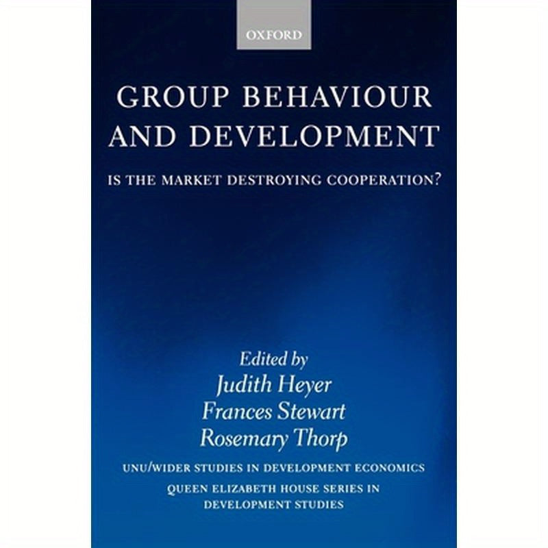 Group Behaviour and Development: Is the Market Destroying Cooperation?