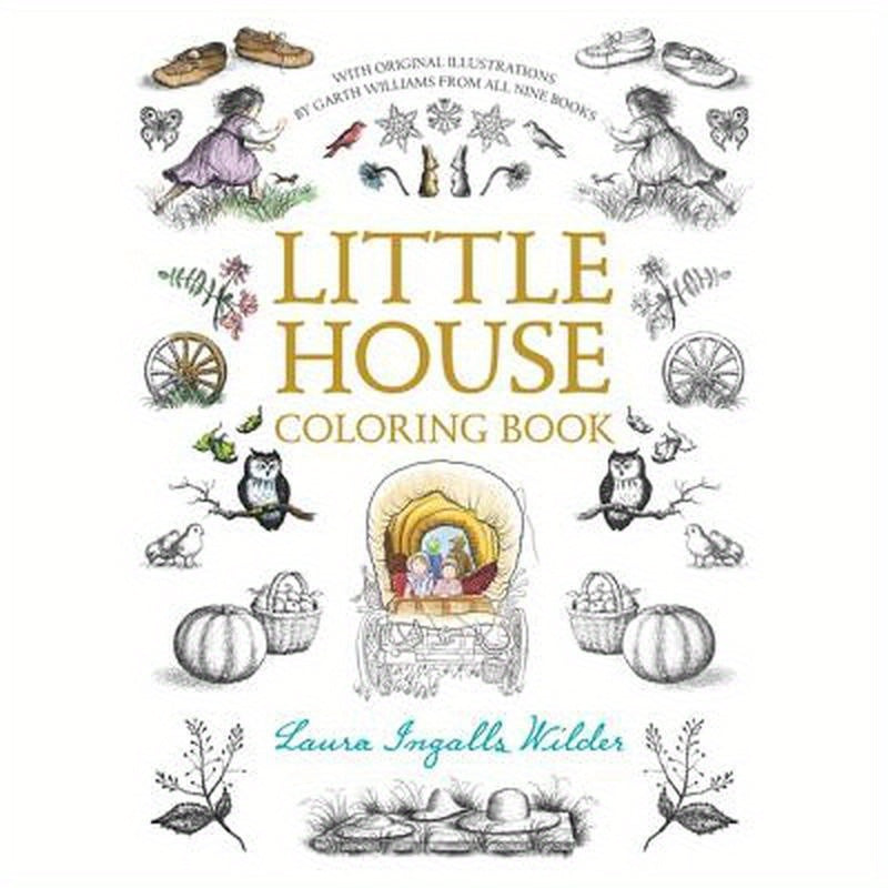 Little House Coloring Book: Coloring Book for Adults and Kids to Share