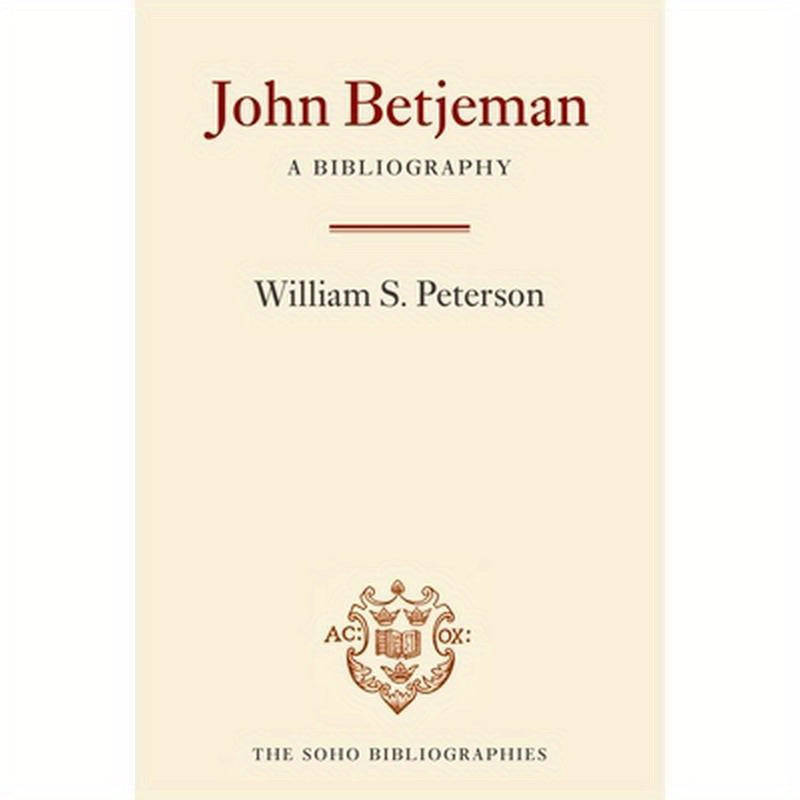 John Betjeman: A Bibliography