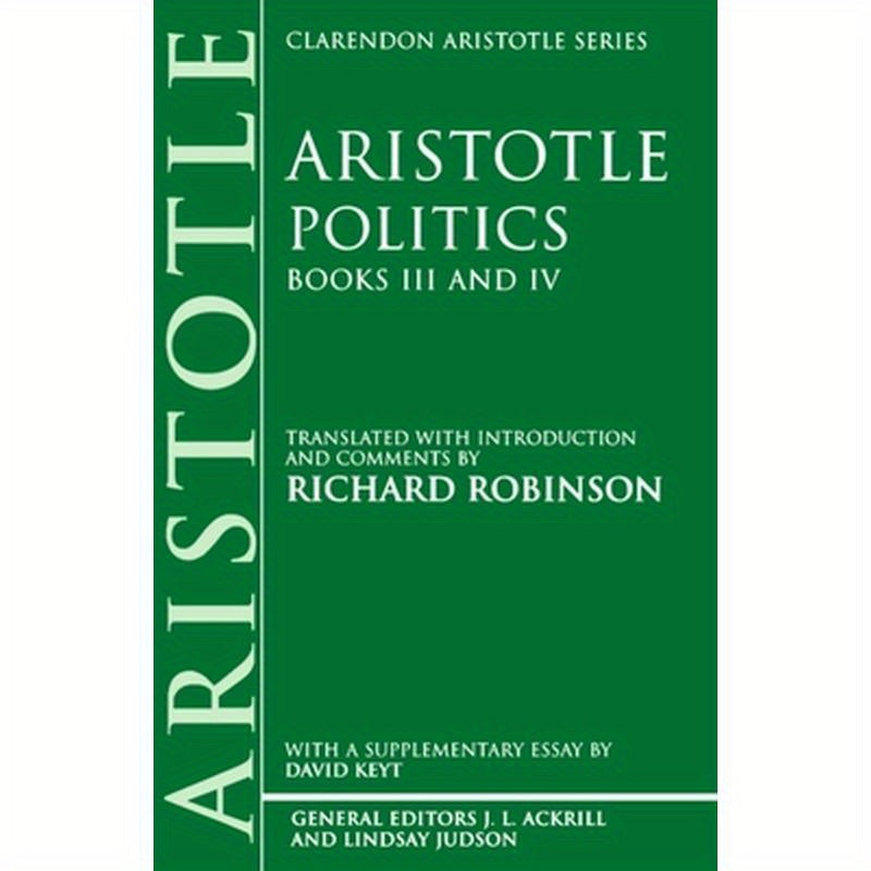 Politics: Books III and IV