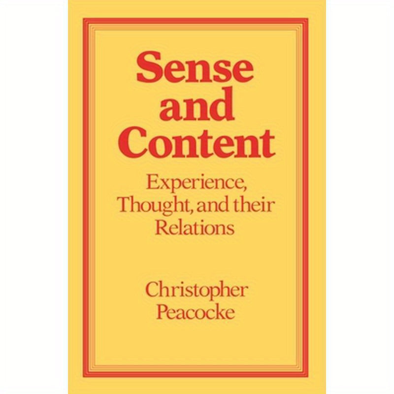 Sense and Content
