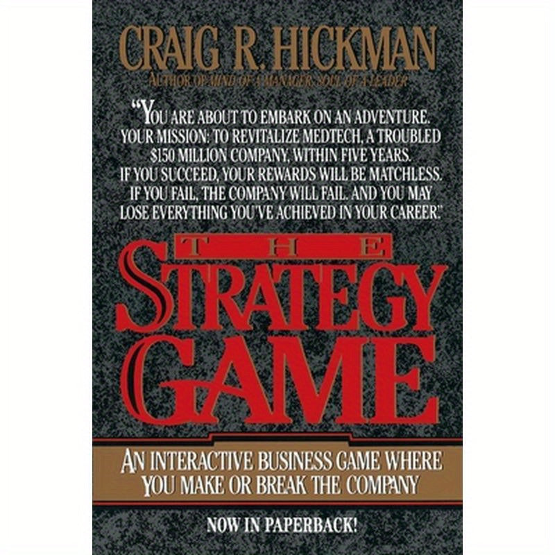The Strategy Game: An Interactive Business Game Where You Make or Break the Company