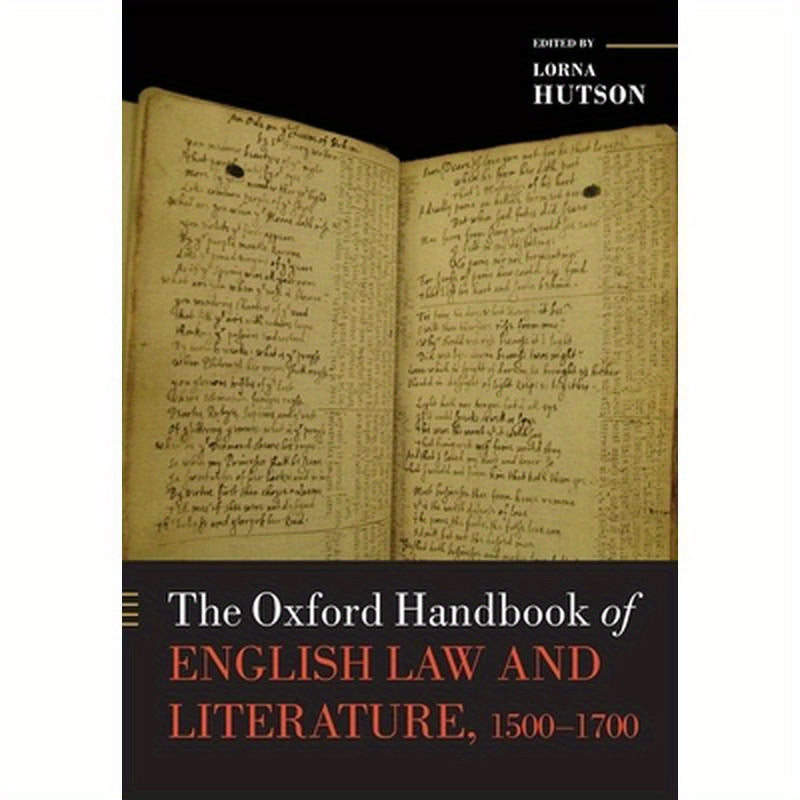 The Oxford Handbook of English Law and Literature, 1500-1700