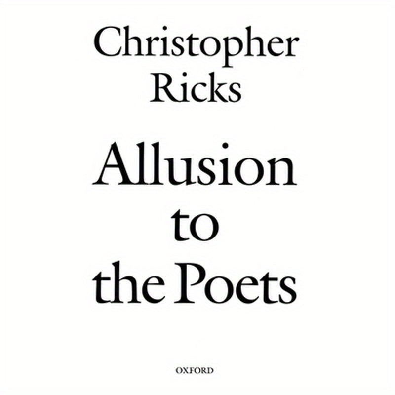 Allusion to the Poets