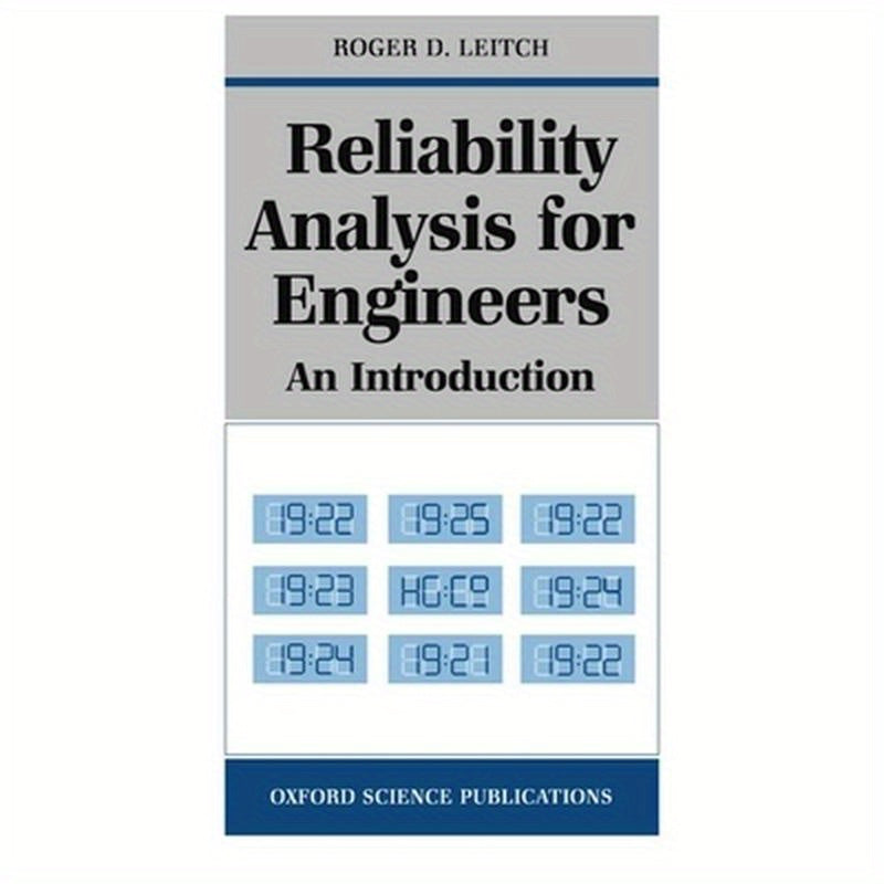 Reliability Analysis for Engineers: An Introduction