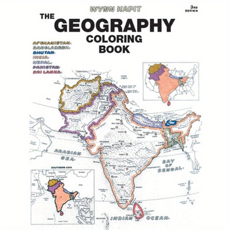 The Geography Coloring Book