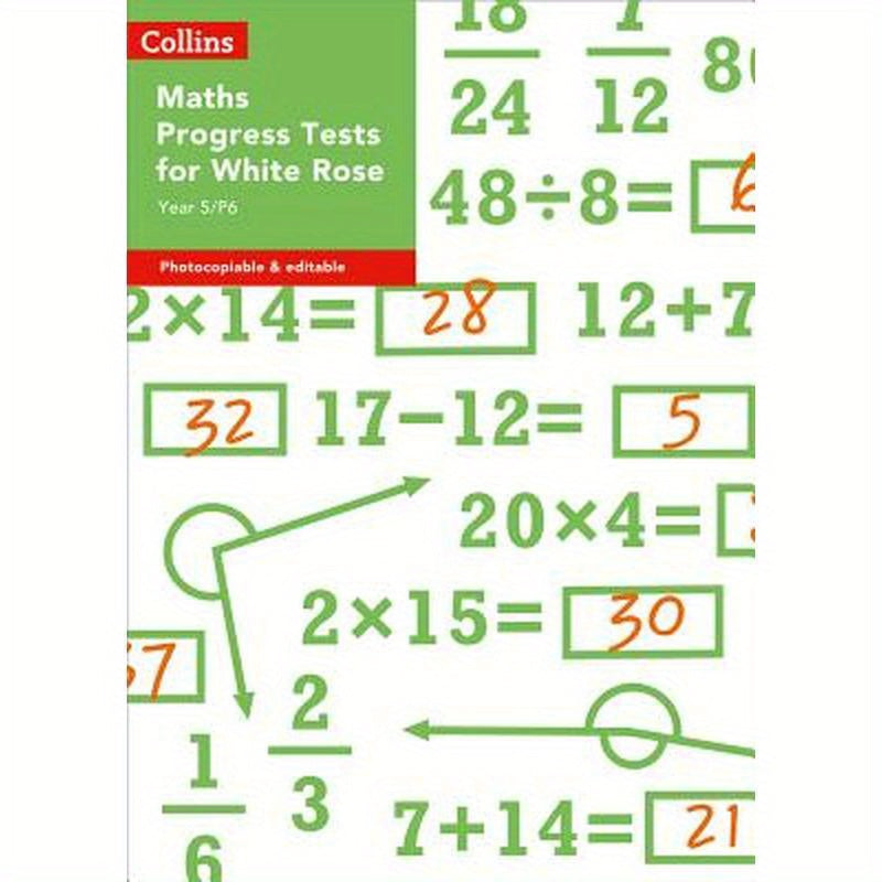 Collins Tests & Assessment - Year 5/P6 Maths Progress Tests for White Rose