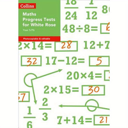 Collins Tests & Assessment - Year 5/P6 Maths Progress Tests for White Rose