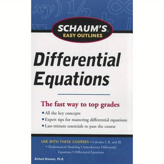 Schaum's Easy Outline of Differential Equations, Revised Edition