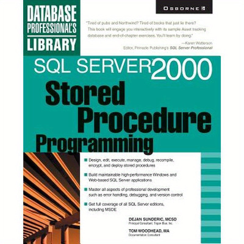 SQL Server 2000 Stored Procedure Programming