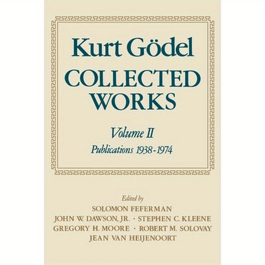 Collected Works: Volume II: Publications 1938-1974