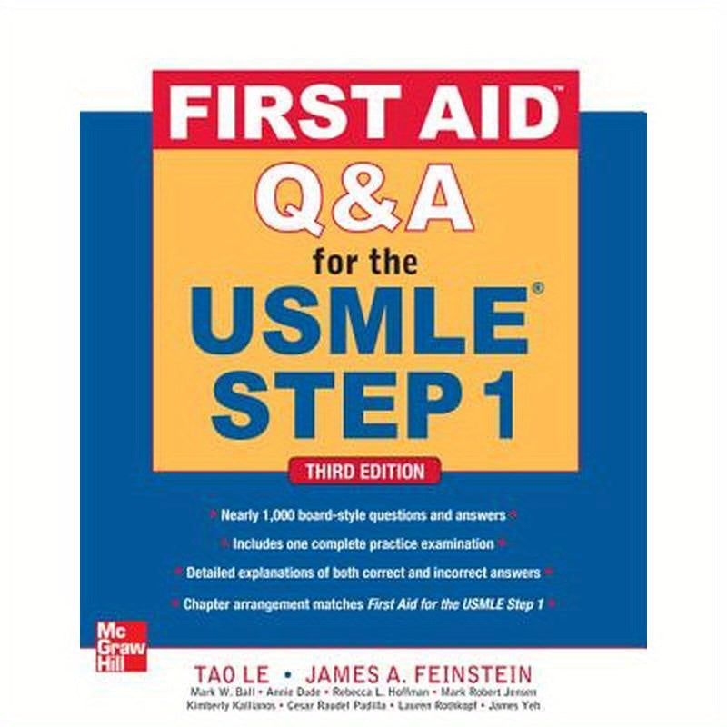First Aid Q&A for the USMLE Step 1, Third Edition