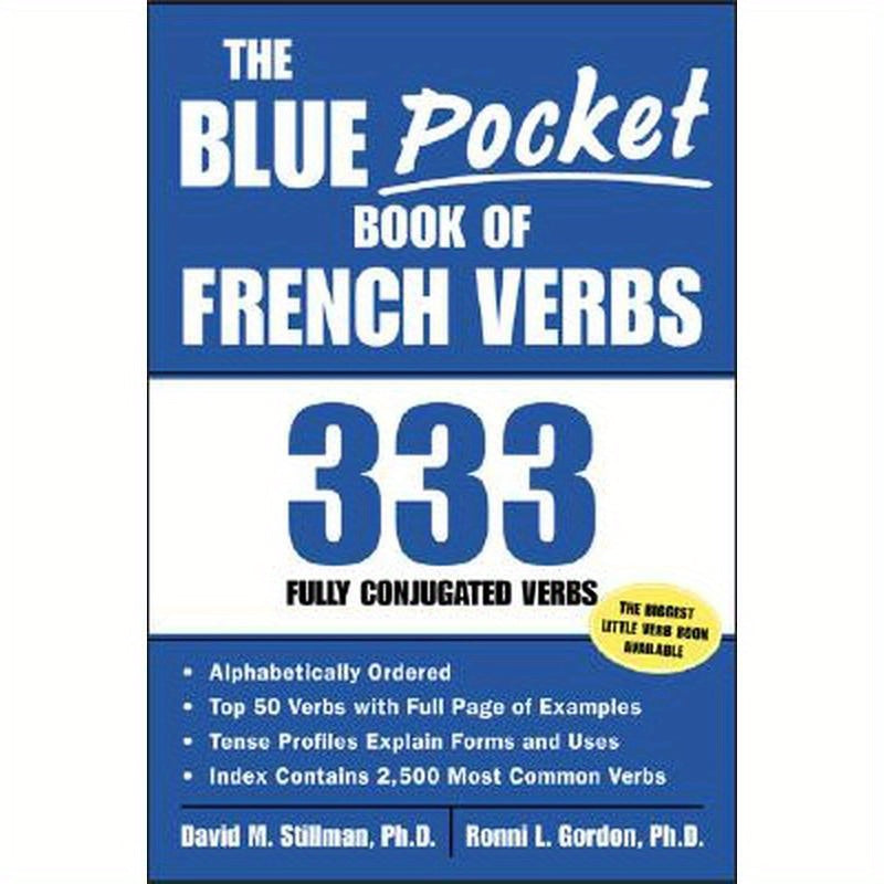The Blue Pocket Book of French Verbs: 333 Fully Conjugated Verbs