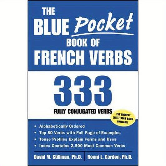 The Blue Pocket Book of French Verbs: 333 Fully Conjugated Verbs