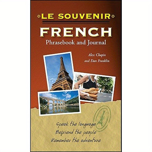 Le souvenir French Phrasebook and Journal
