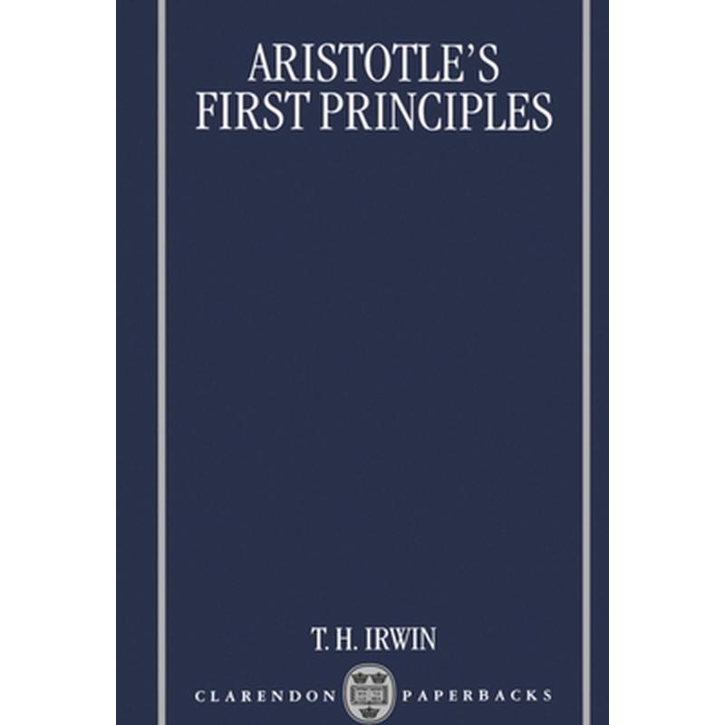 Aristotle's First Principles