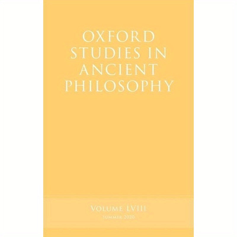 Oxf Stud Ancient Philos V58 Osap P