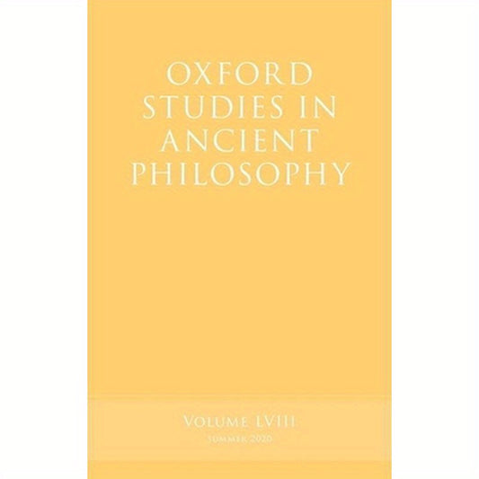 Oxf Stud Ancient Philos V58 Osap P