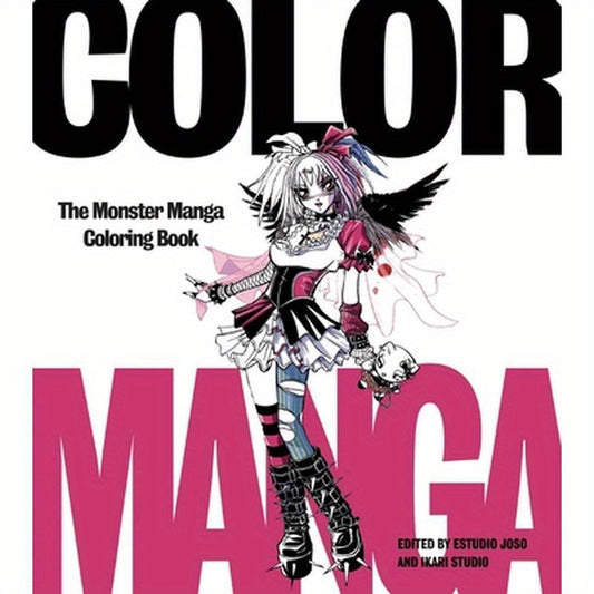 Color Manga: The Monster Manga Coloring Book