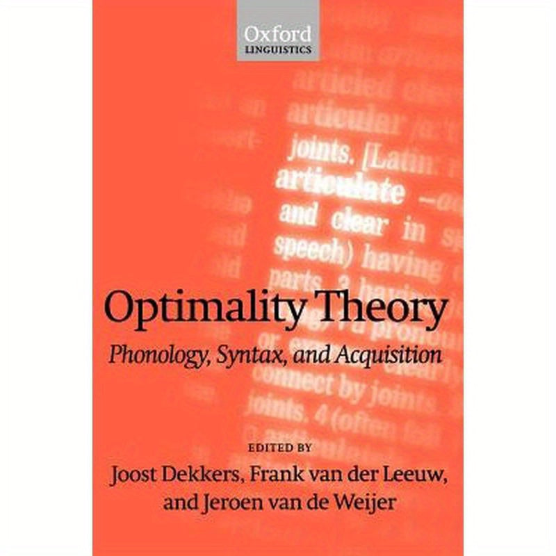 Optimality Theory: Phonology, Syntax, and Acquisition