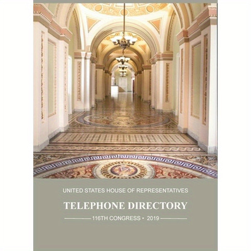 United States House of Representatives Telephone Directory, 2019