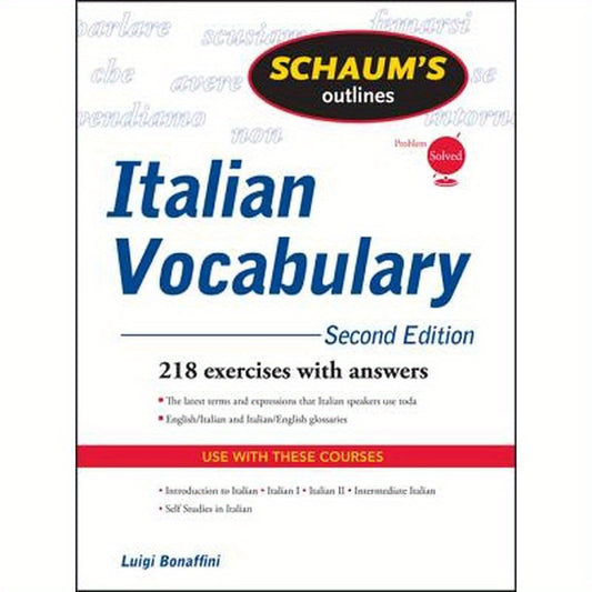 Schaum's Outline of Italian Vocabulary