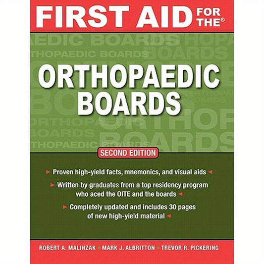First Aid for the Orthopaedic Boards, Second Edition
