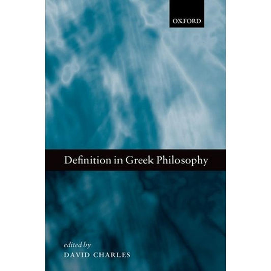 Definition in Greek Philosophy
