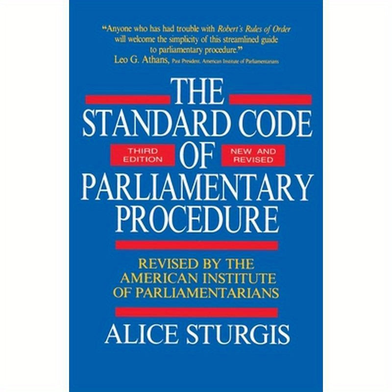 The Standard Code of Parliamentary Procedure