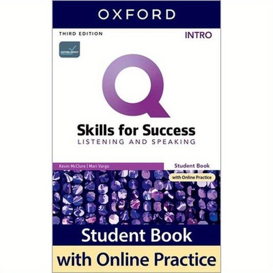 Q3e Intro Listening and Speaking Student Book and IQ Online Pack [With eBook]
