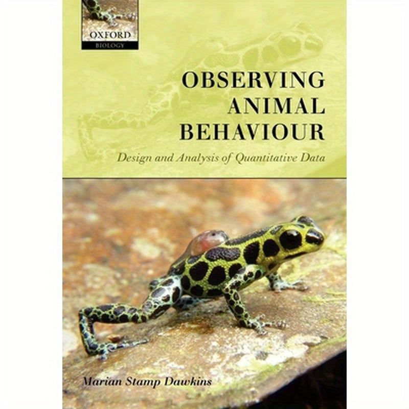 Observing Animal Behaviour: Design and Analysis of Quantitive Controls