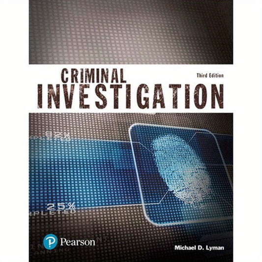 Criminal Investigation (Justice Series)