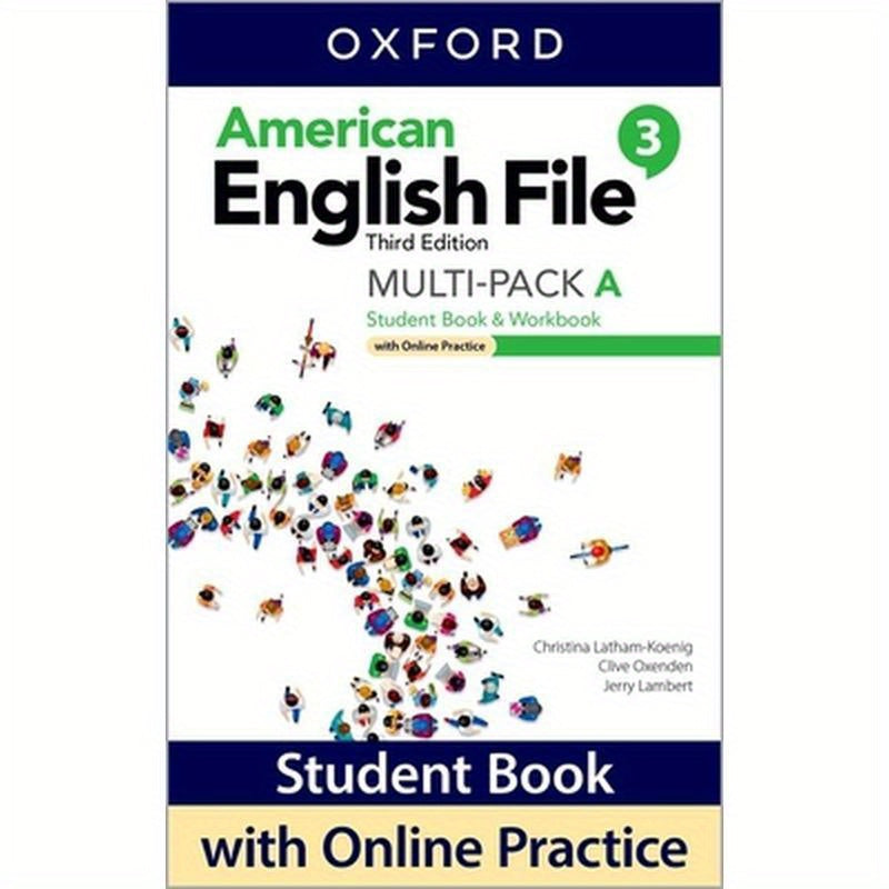 American English File Level 3 Student Book/Workbook Multi-Pack a with Online Practice