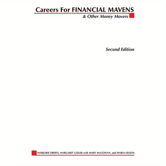Careers for Financial Mavens & Other Money Movers